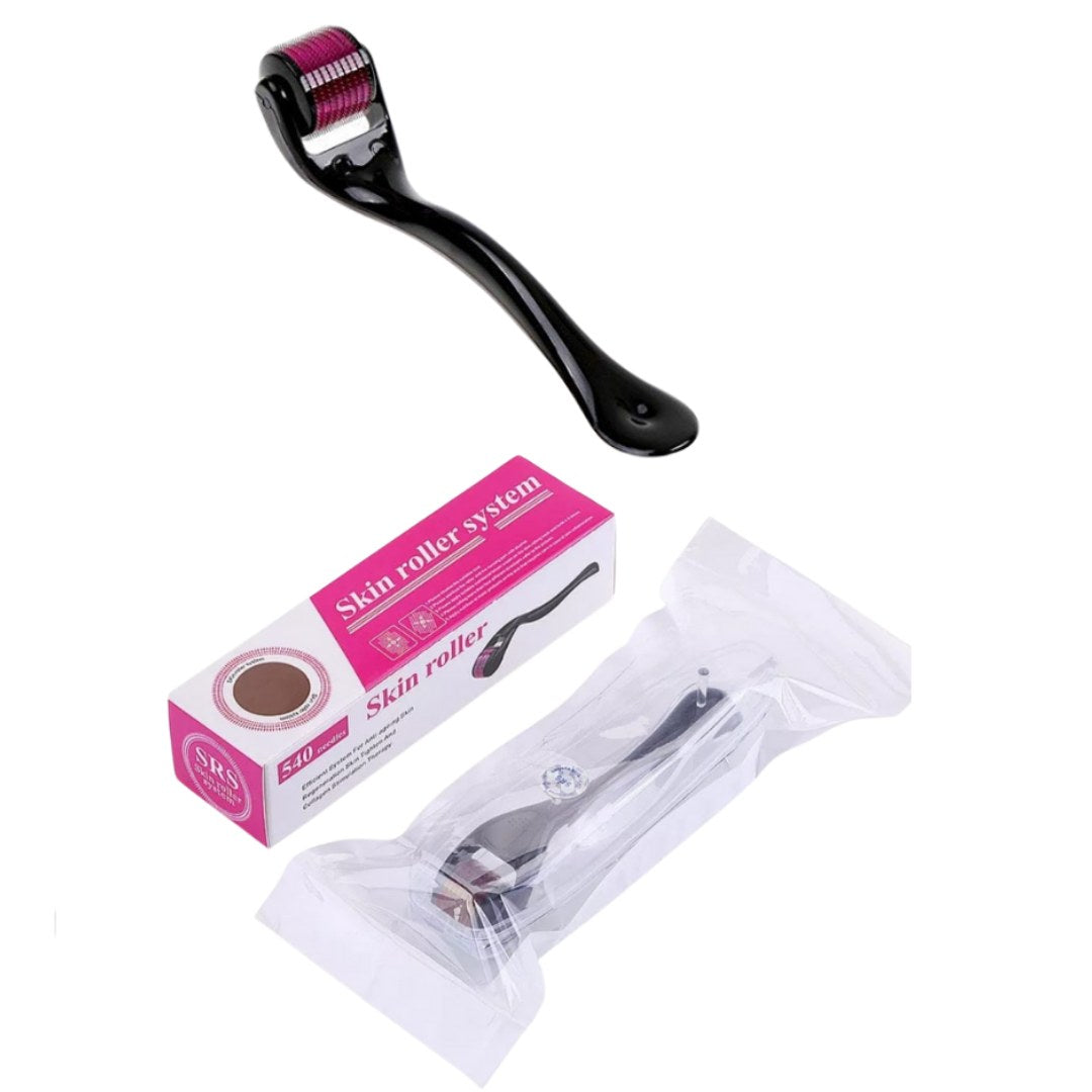 Dermaroller 540 Agujas Titanio con Estuche
