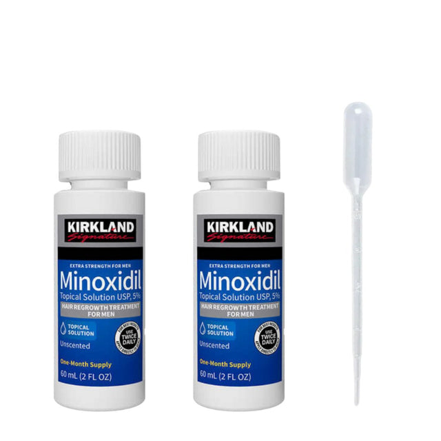 Minoxidil Kirkland 5% 120ml 2 Meses + Gotario