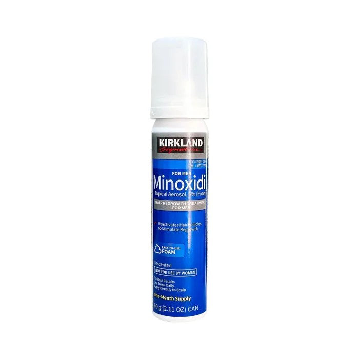 Minoxidil Kirkland 5% Espuma 1 Mes de Tratamiento