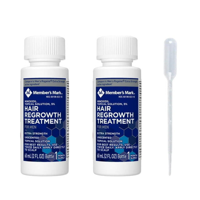 Minoxidil Member's Mark 5% 2 meses + Gotario