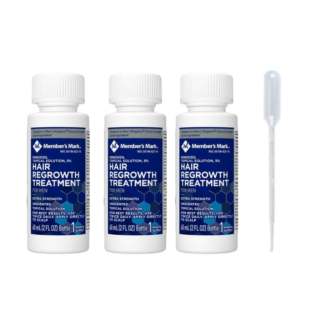 Minoxidil Member's Mark 5% 3 meses +gotario
